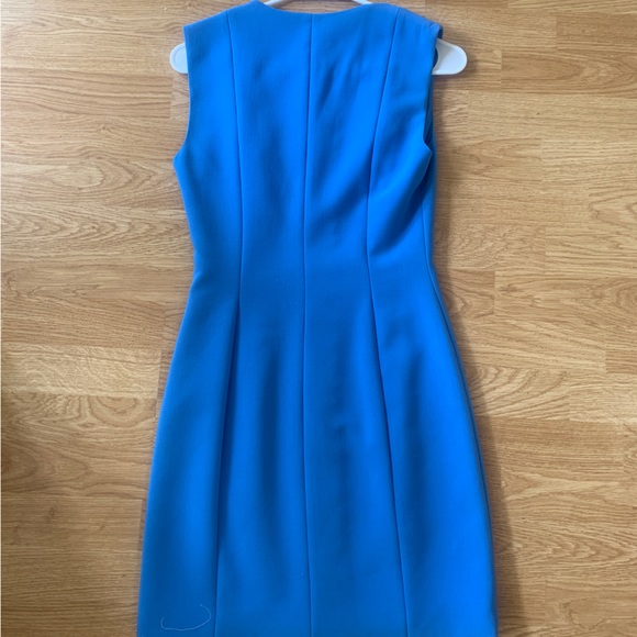 Elizabeth and James Susannah Dress, size 2, blue lapis Bodycon front zip - Picture 4 of 4